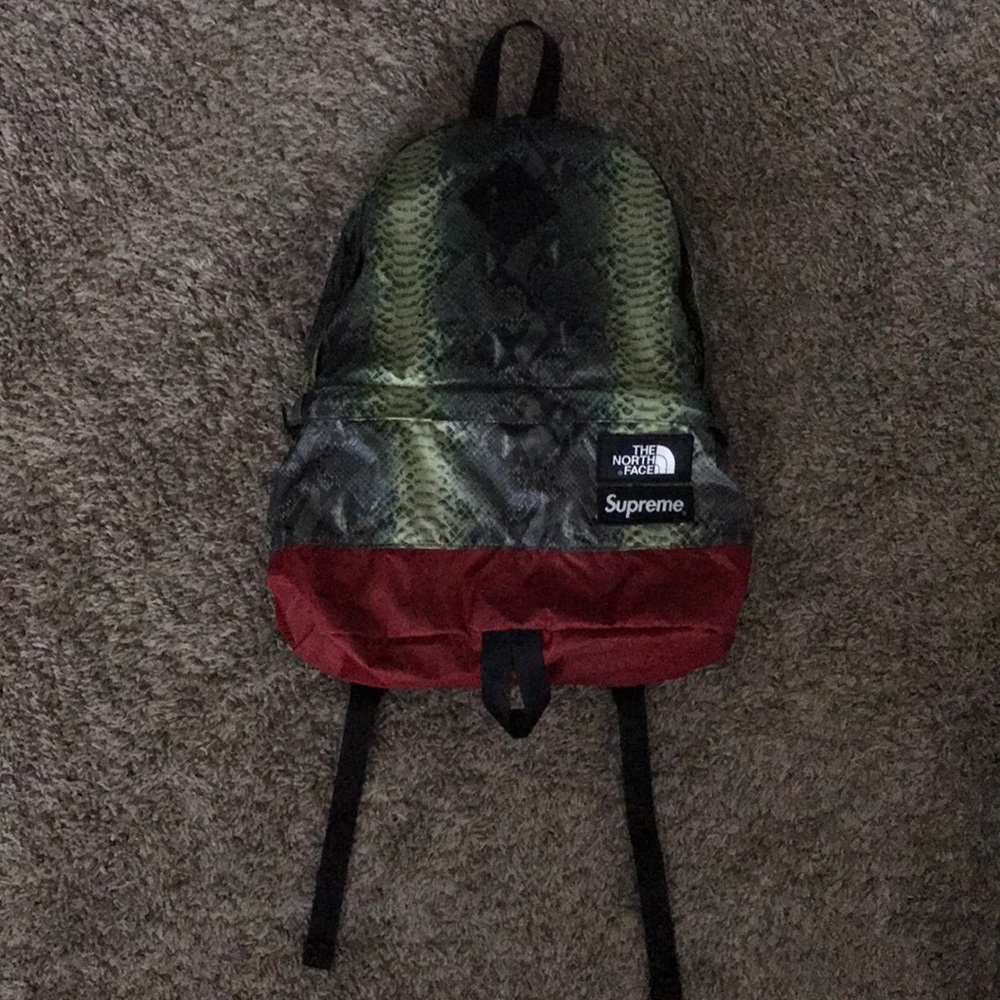 Supreme/The North Face Snakeskin Day Pack SS18